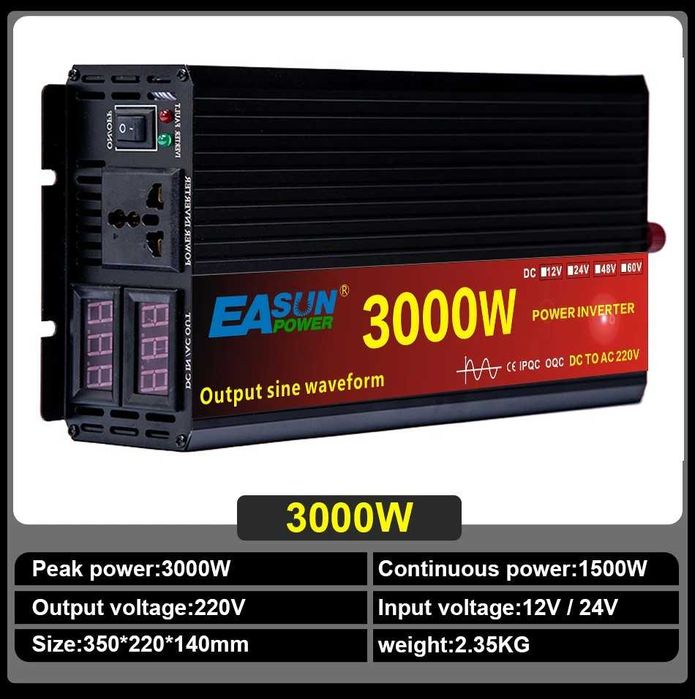 Соларен комплект за  каравана 1500w.Панел,Контролер ,Lifepo4,инвертор.
