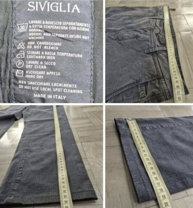 Pantaloni Siviglia exclusiviști, Bărbătești, Slim Fit - W33 M / L