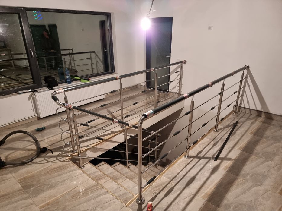 Balustrade inox/modele cu lemn