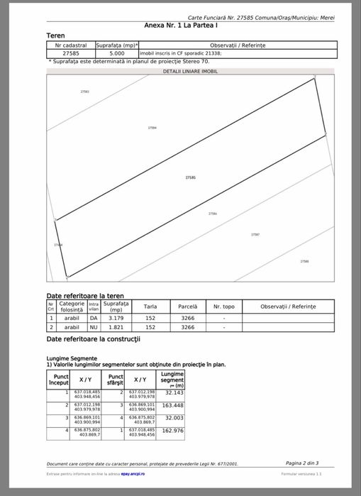Teren intravilan Lipia