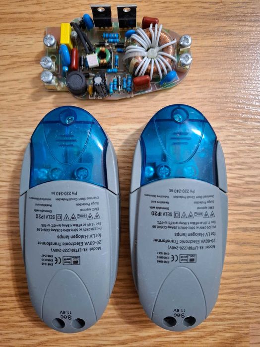 Transformatoare electronice pentru lampi cu halogen 12v