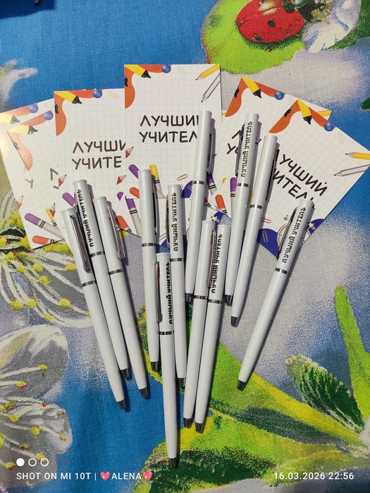 Набор «Лучший учитель» (ручка, открытка).