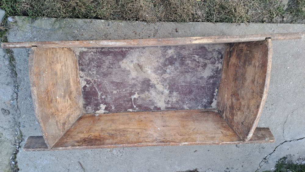 Covata/albie taraneasca mare din lemn, rustica