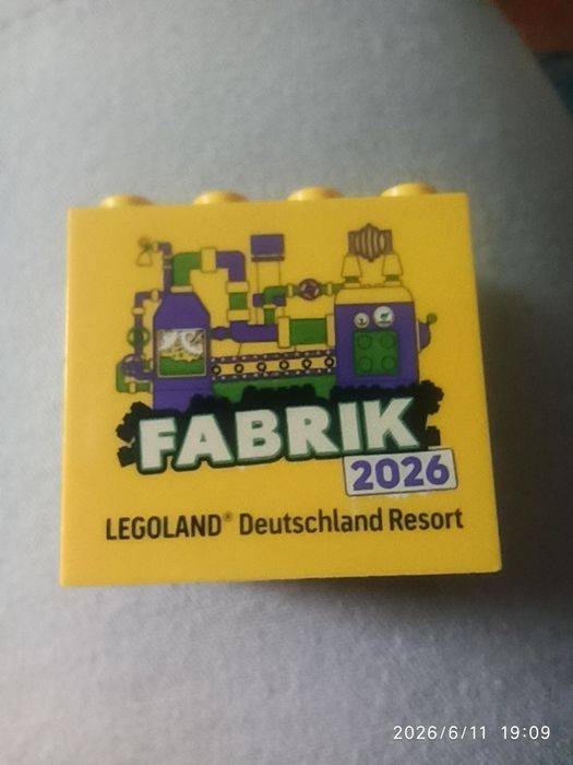 Piesă Lego Fabrik 2026 Deutschland LegoLand Germania