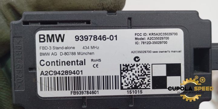 Amplificator antena radio 9397846-01 BMW Seria 2 Gran Tourer F46 [201