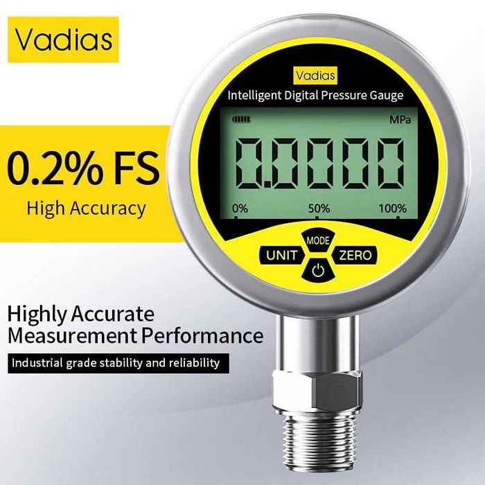 Цифровой манометр  Vadias  от 0 до 25 бар