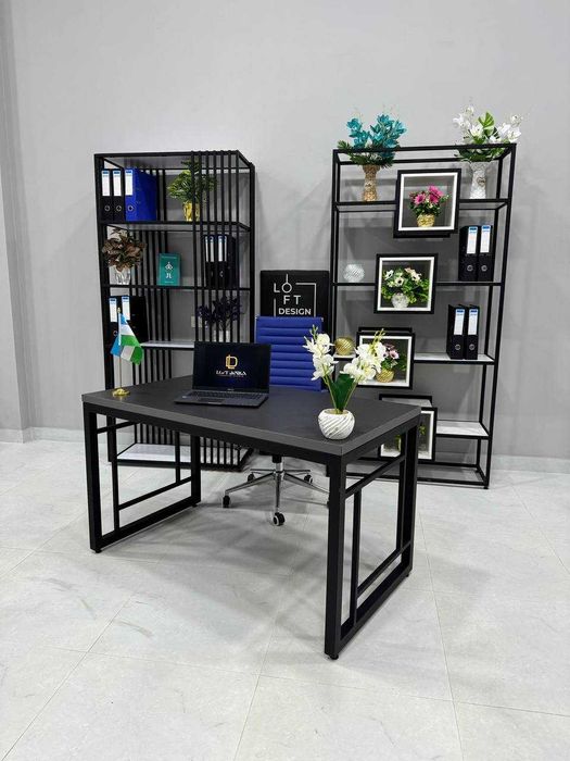 Компьютерный стол в стиле лофт , рабочий стол, письменный стол