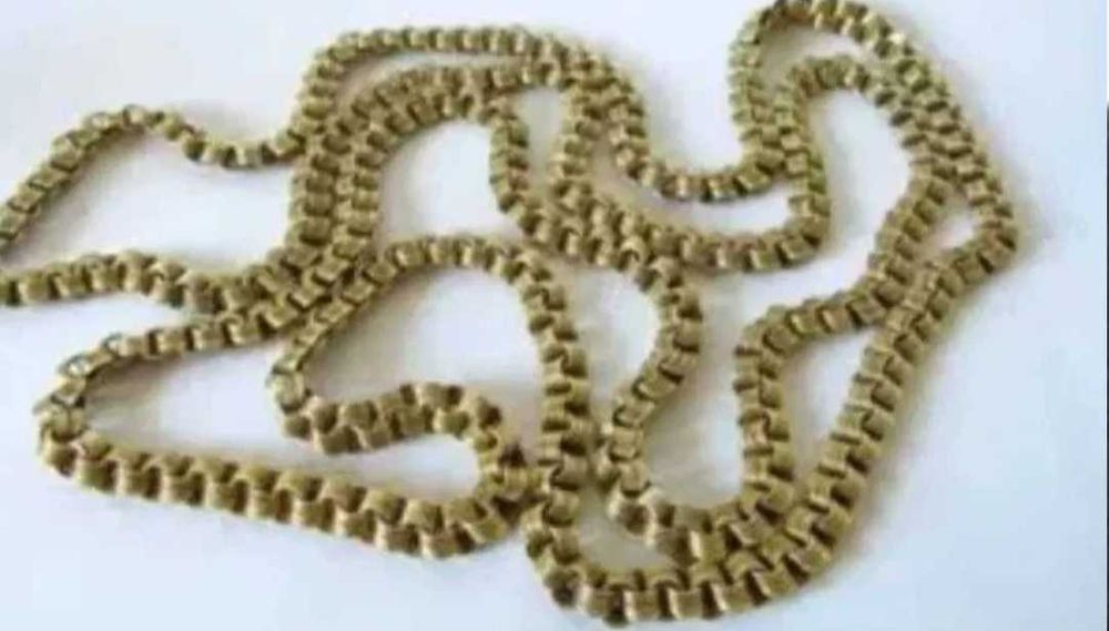 Colier argint placat aur 18k