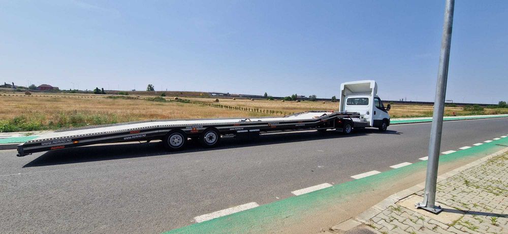 Ansamblu minitir Transport auto Iveco + Veldhuizen