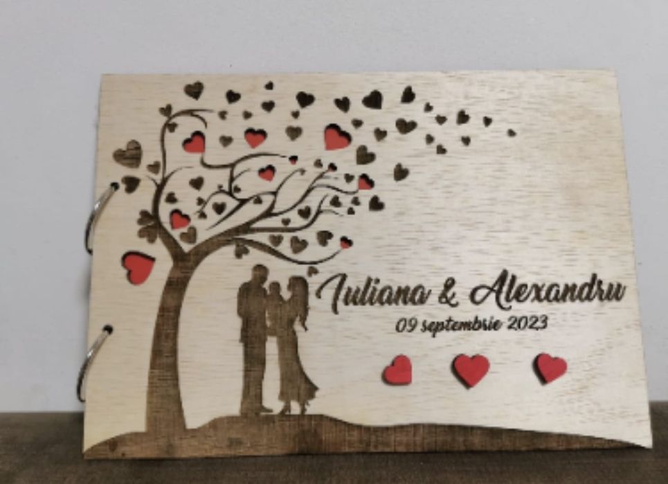 Guestbook - album foto nunta - caiet de amintiri pentru cabina foto sa