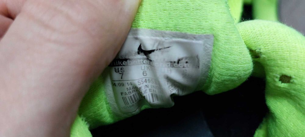 Женски неонови маратонки Nike 40 номер, 25см стелка [Средно състояние]