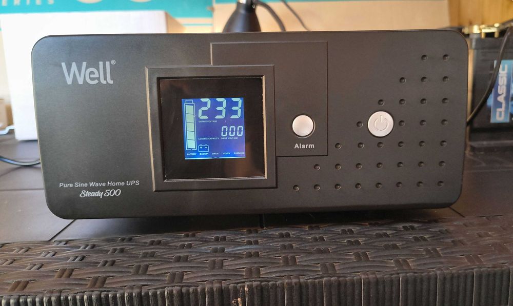 UPS centrale termice Well Steady 500 sinus pur.