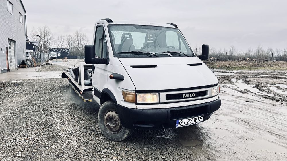 Autoplatforma Iveco Daily 65c15 , ba14 transport vehicule , Cat  C