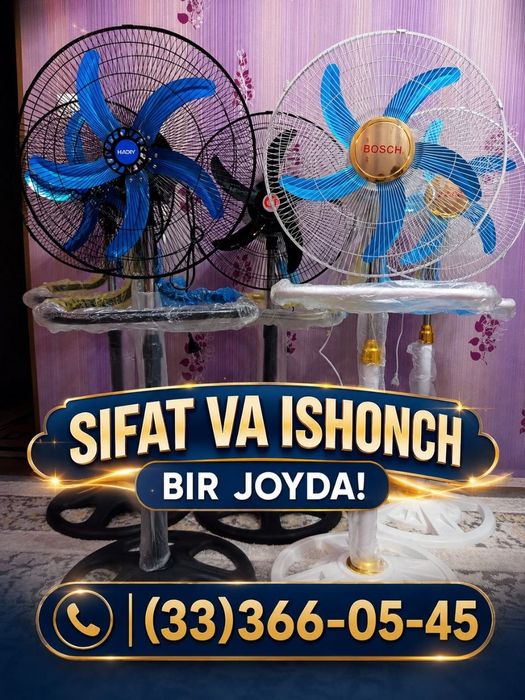 Eng zor Ventilator Bентилятор Vibratsiya bermaydi Bu Originali Garanti
