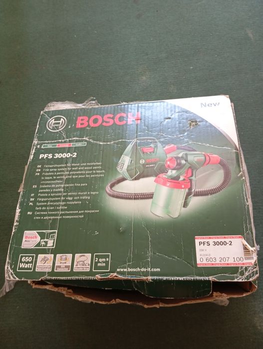 Пистолет за боядисване bosch pfs 3000