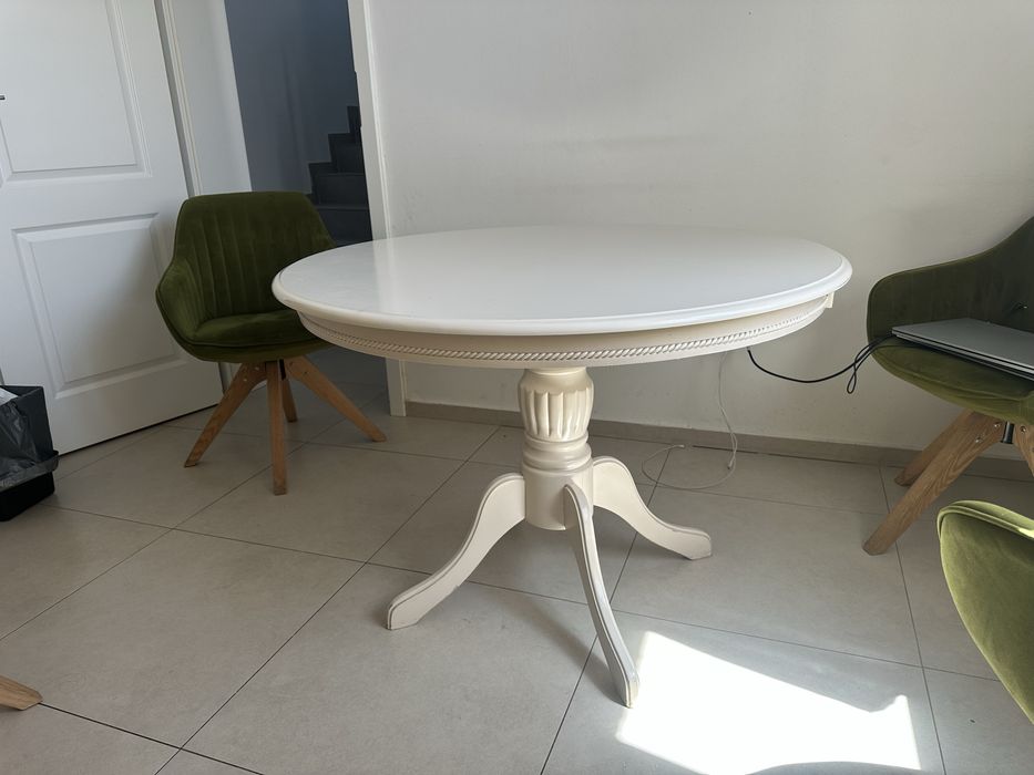 Masa extensibila lemn masiv retro