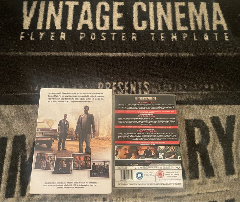 Film Serial Narcos / Narcos Mexico Conplete Collection DVD Originale