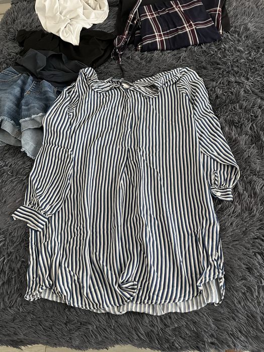 Рокля, 2 ризи  и 1 къси дънкови  панталони за бременни