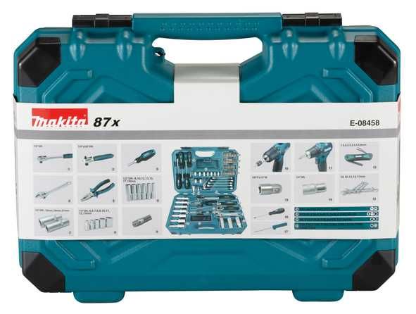 Set accesorii si scule de mana, MAKITA, 87 de piese,sigilat