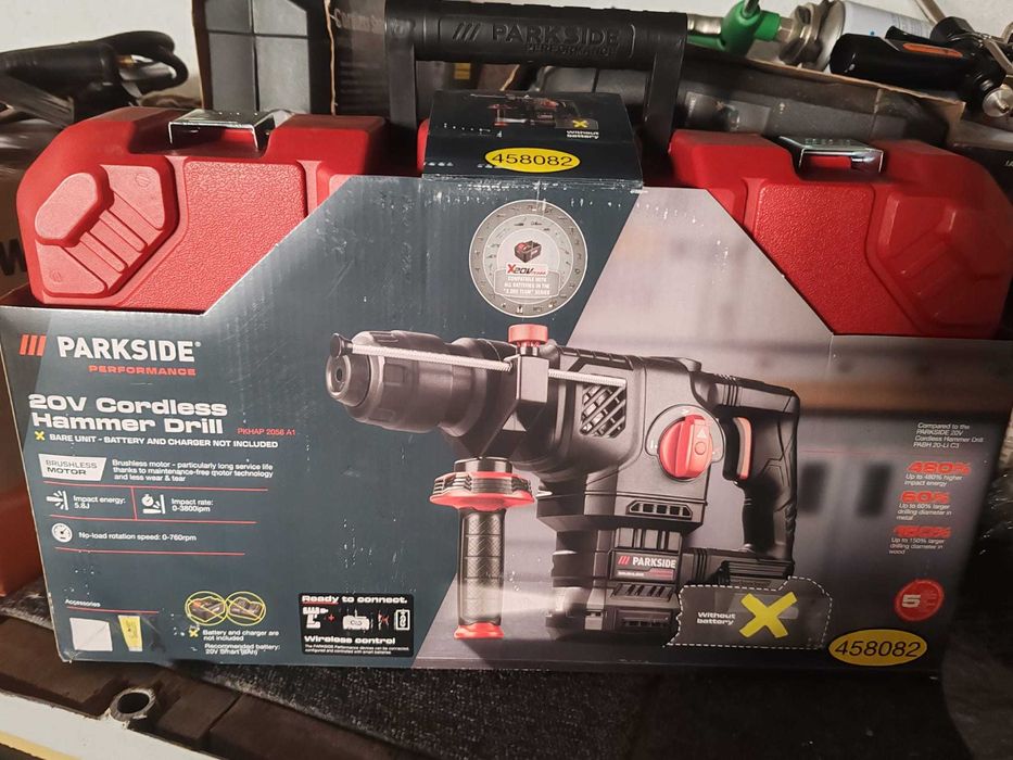 Ciocan rotopercutor parkside performance 20v 5.8J