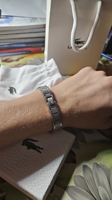 Brățară Lacoste argintie