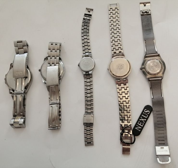 Часовници ръчни 5 бр работещи