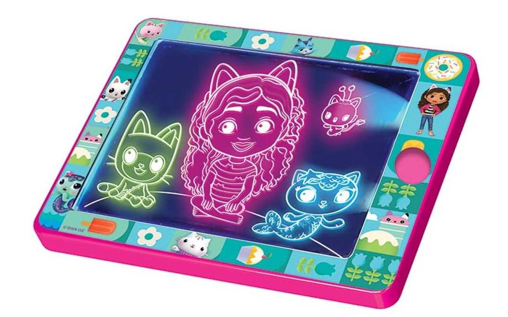 Tablă magică luminoasă pentru casă de păpuși Gabby