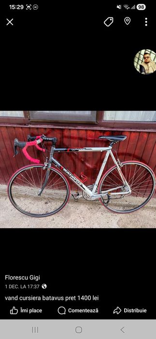 Vand bicicleta cursiera