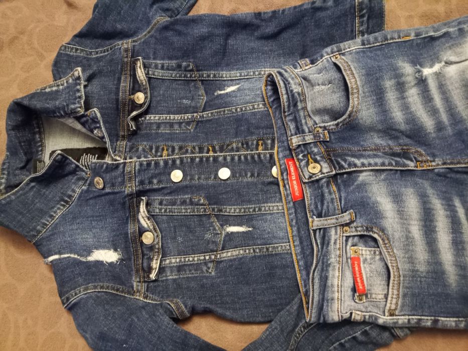 Детско дънково яке и дънки