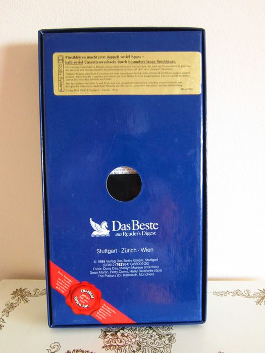 Rar 3 casete audio Great Romantic Memories Superstars 1988 Germania