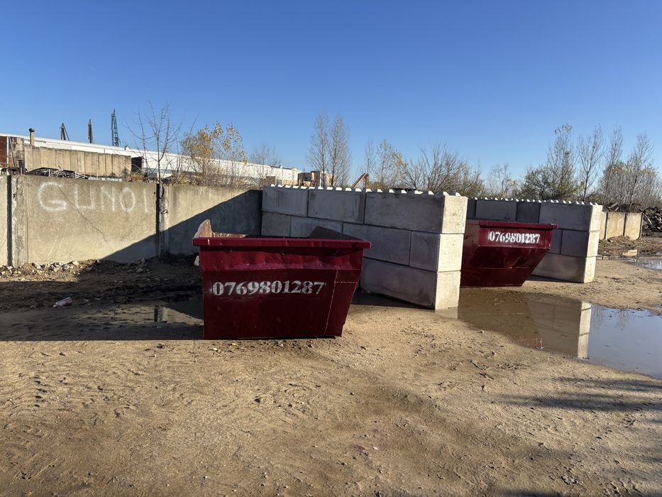 Inchiriem containere gunoi, moloz Skip
