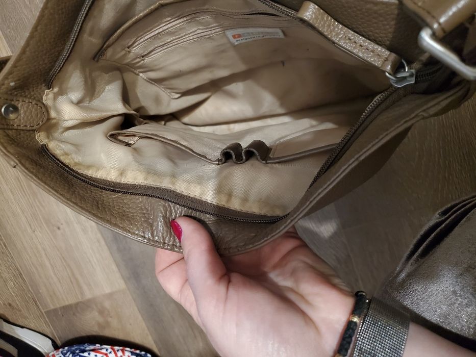 Geanta piele naturala mare