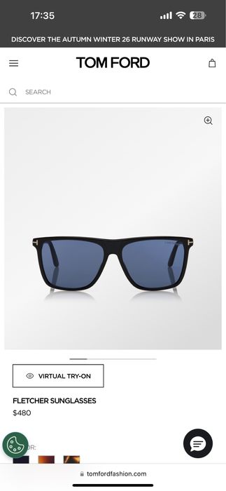 Слънчеви очила Tom Ford