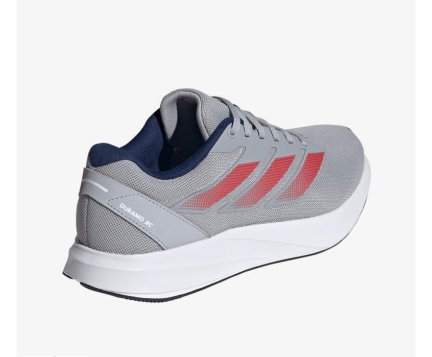 Adidas Duramo RC U, Halo Silver / Pure Ruby / Dark Blue.