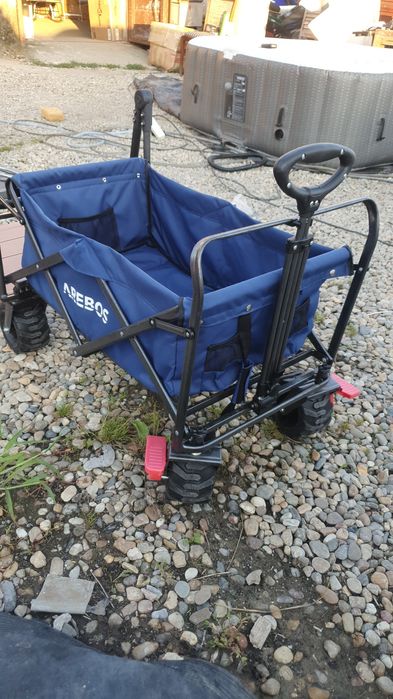 Carucior de camping cu roti groase pt nisip