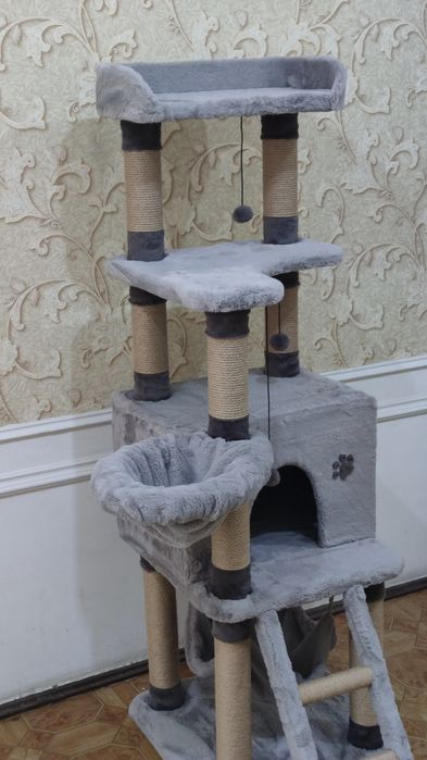 Дом для кошек. Игровой комплекс. Вип домик большой для котов и кошек