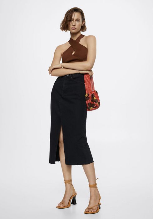 Юбка джинсовая Mango