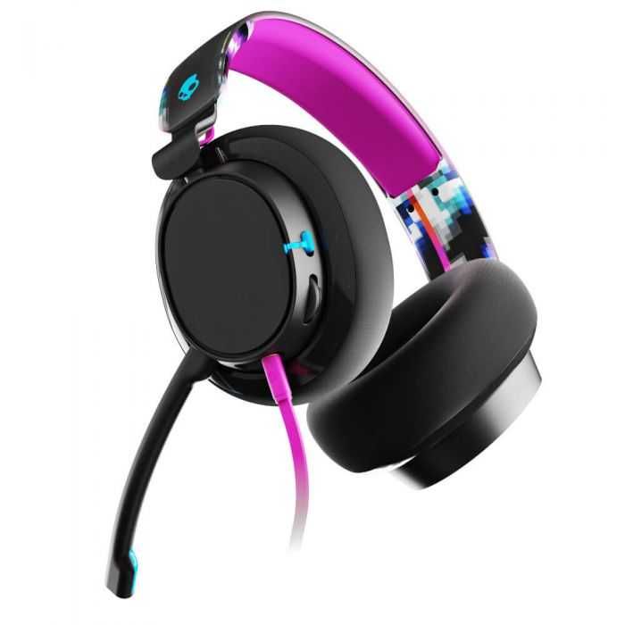 Casti Gaming Skullcandy Slyr Pro Wired Black Roz S6SPY-P003 PC PS4 PS5 Xbox noi sigilate