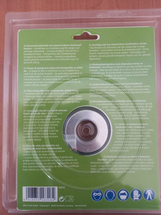 Диск для оброботки копыт