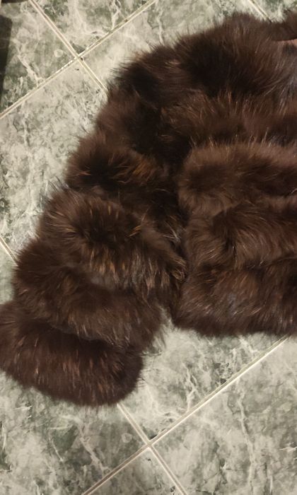Oferta Geaca Jacheta/Vesta  blana vulpe naturala 100% noua 34 pt S ,M