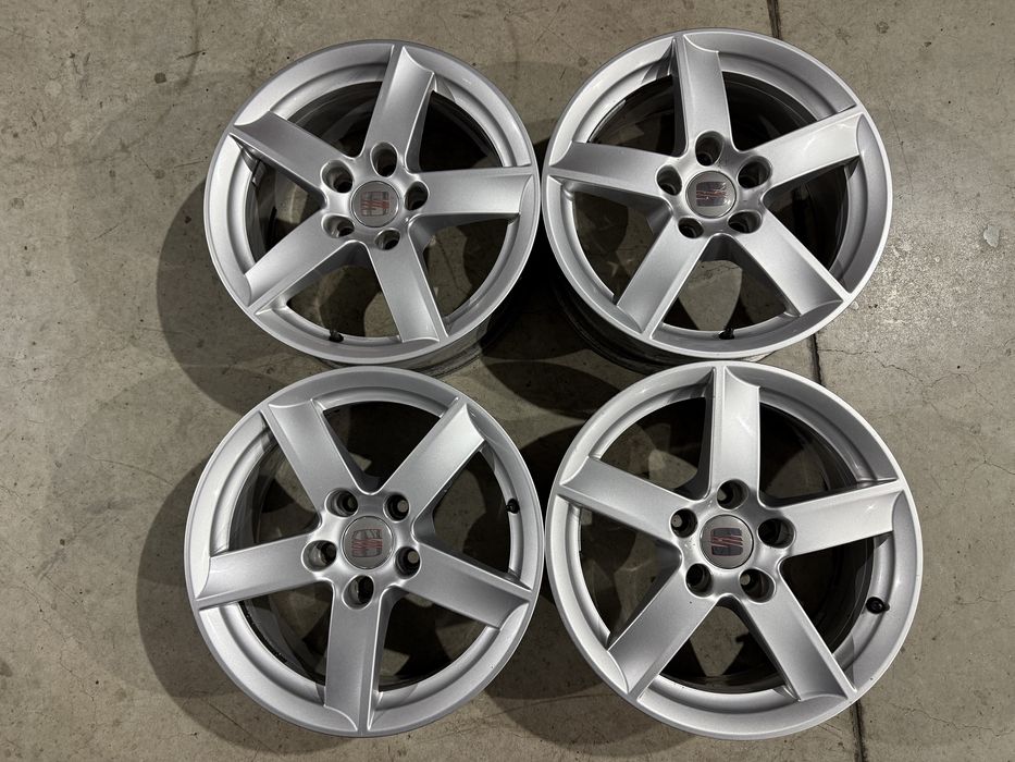 4бр. КАТО НОВИ 16 ОРИГ. Джанти 5x112 за-SEAT Alhambra/VW Sharan/ AUDI/SKODA/VAG-6,5Jx16H2, ET33