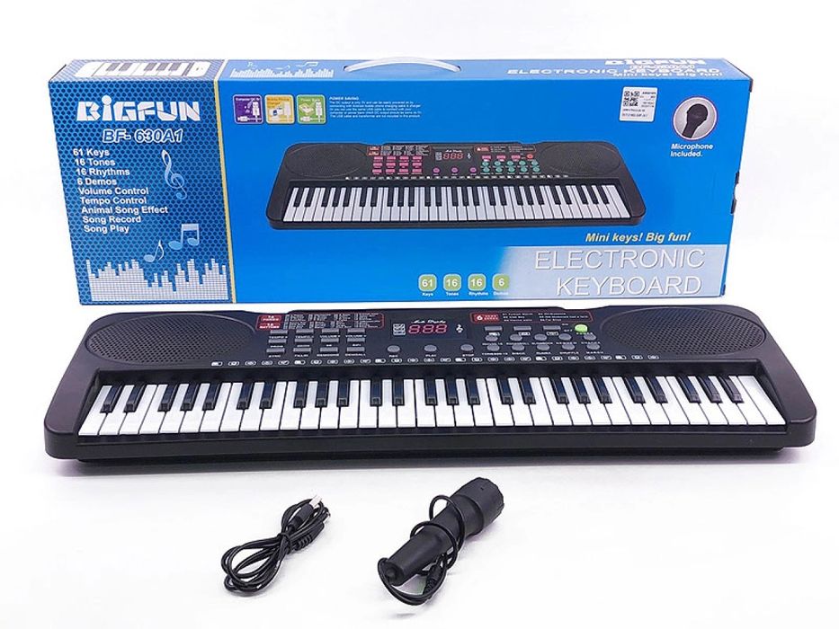 Детски Йоника синтезатор с микрофон 61 клавиша