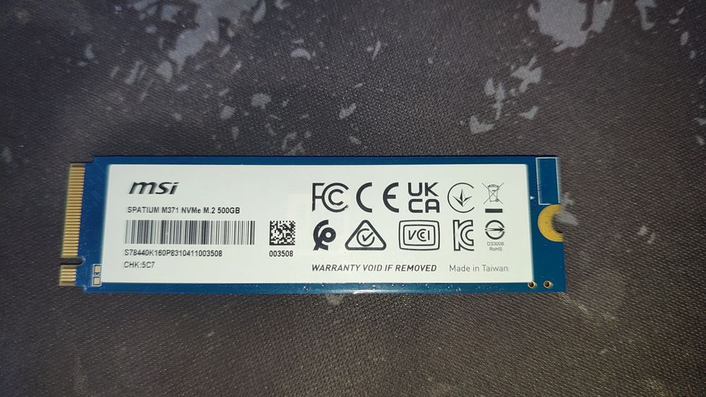 SSD m2 500 gb MSI SPATIUM M371