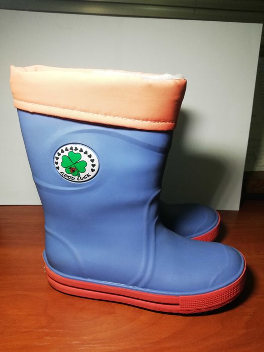 Детски гумени ботуши с подплата