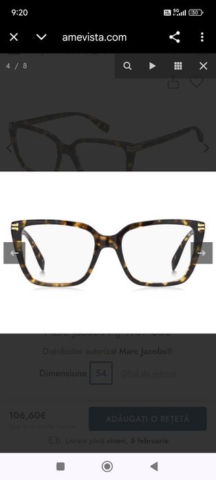 Rama ochelari Marc jacobs