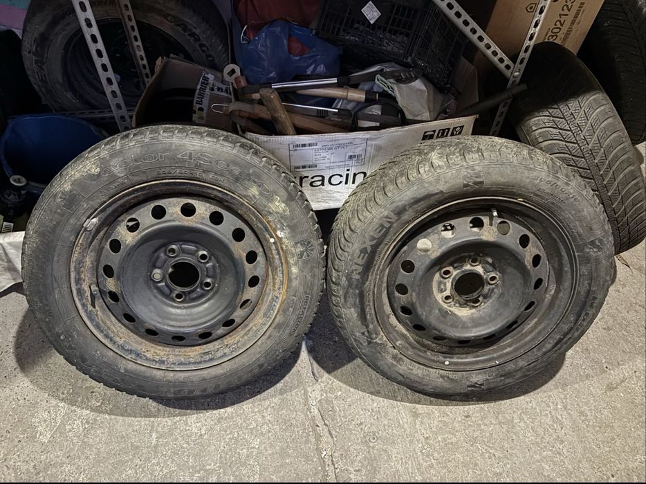 Set 4 cauciucuri+jante 205/60/16