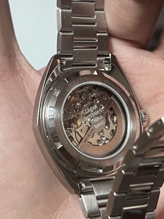 Bulova Skeleton Blue Surveyor