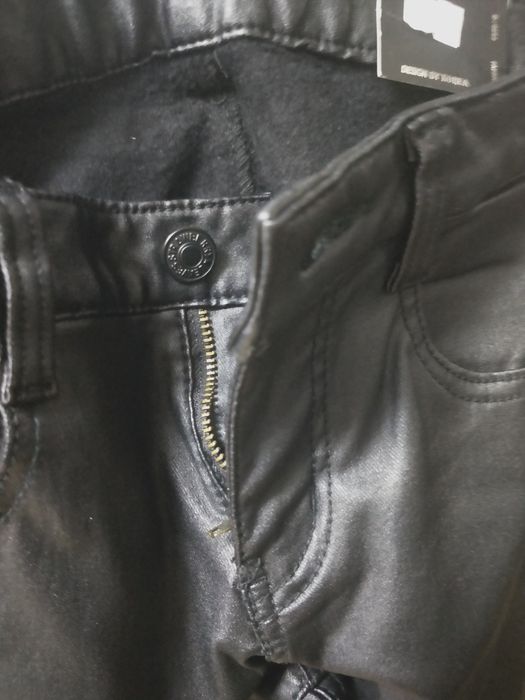 Кожаные джинсы для девочек подростков