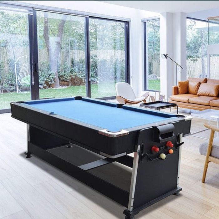 Игровой стол 4 в 1 Настольный теннис Аэрохоккей Бильярдный