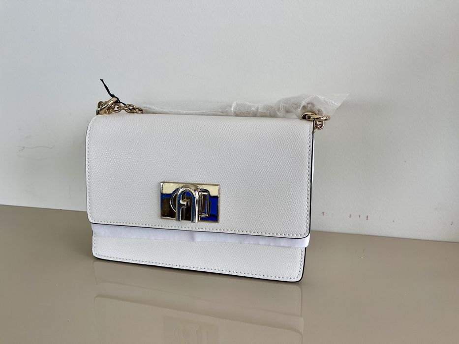 Дамска чанта FURLA 1927 Бяла - НОВА